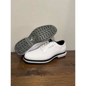 Jordan ADG 5 Golf Shoes White Black Laser Etched FQ7874-102 Mens 9